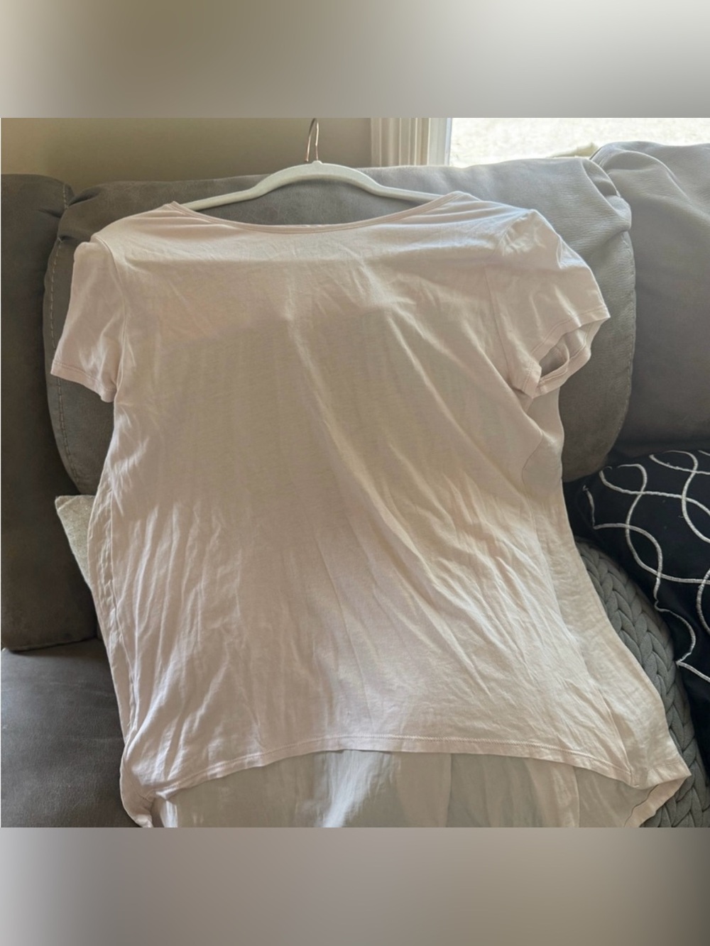 LOFT Light Pink Short Sleeve Tee